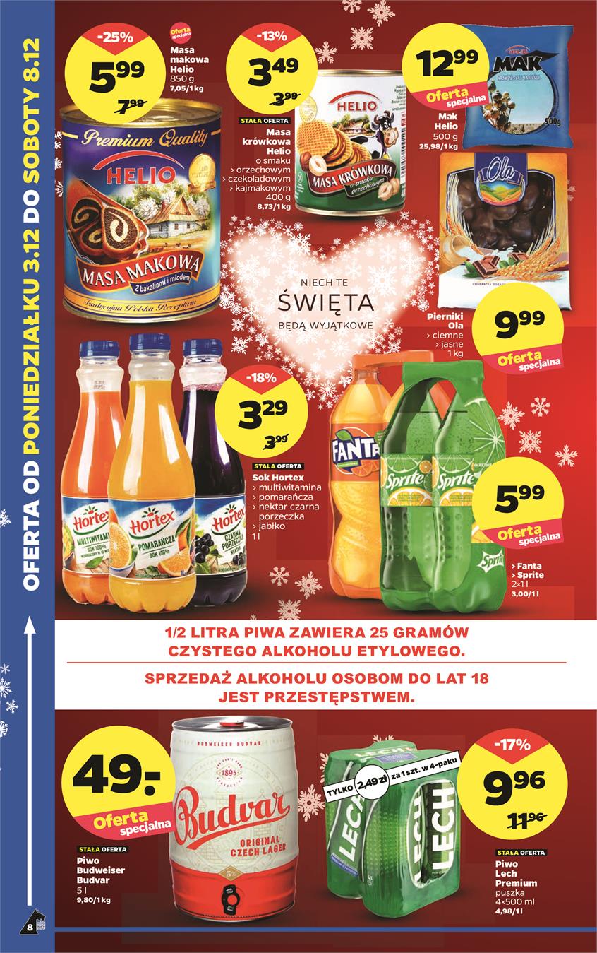 Gazetka Netto Sp. z o.o. nr 8 od 2018-12-03 do 2018-12-08