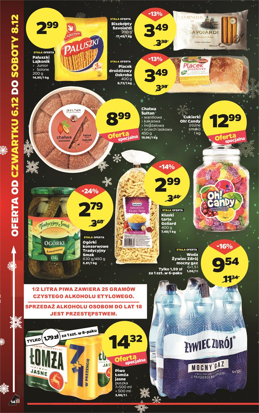 Gazetka Netto Sp. z o.o. nr 14 od 2018-12-03 do 2018-12-08
