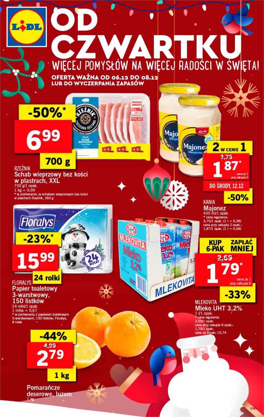 Gazetka Lidl Polska Sp. z o.o. nr 1 od 2018-12-06 do 2018-12-08