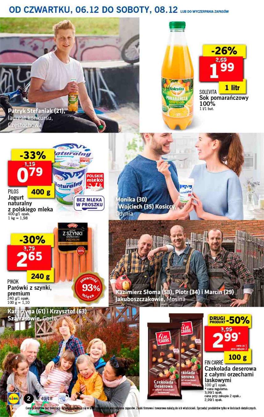 Gazetka Lidl Polska Sp. z o.o. nr 2 od 2018-12-06 do 2018-12-08