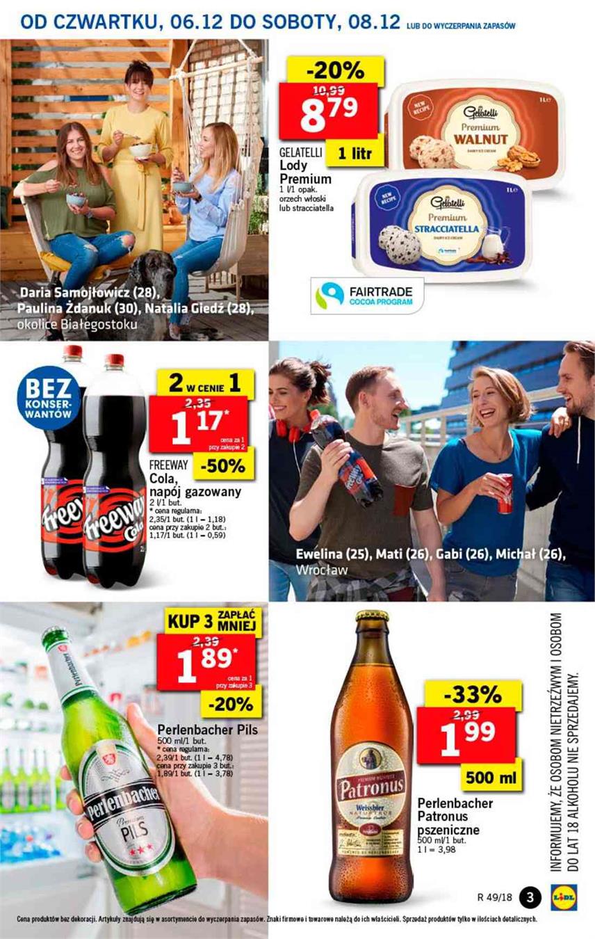 Gazetka Lidl Polska Sp. z o.o. nr 3 od 2018-12-06 do 2018-12-08