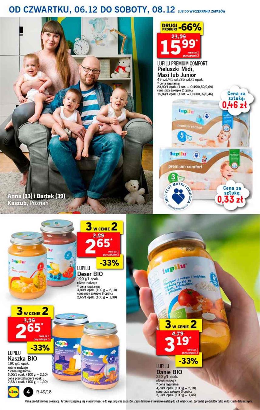 Gazetka Lidl Polska Sp. z o.o. nr 4 od 2018-12-06 do 2018-12-08