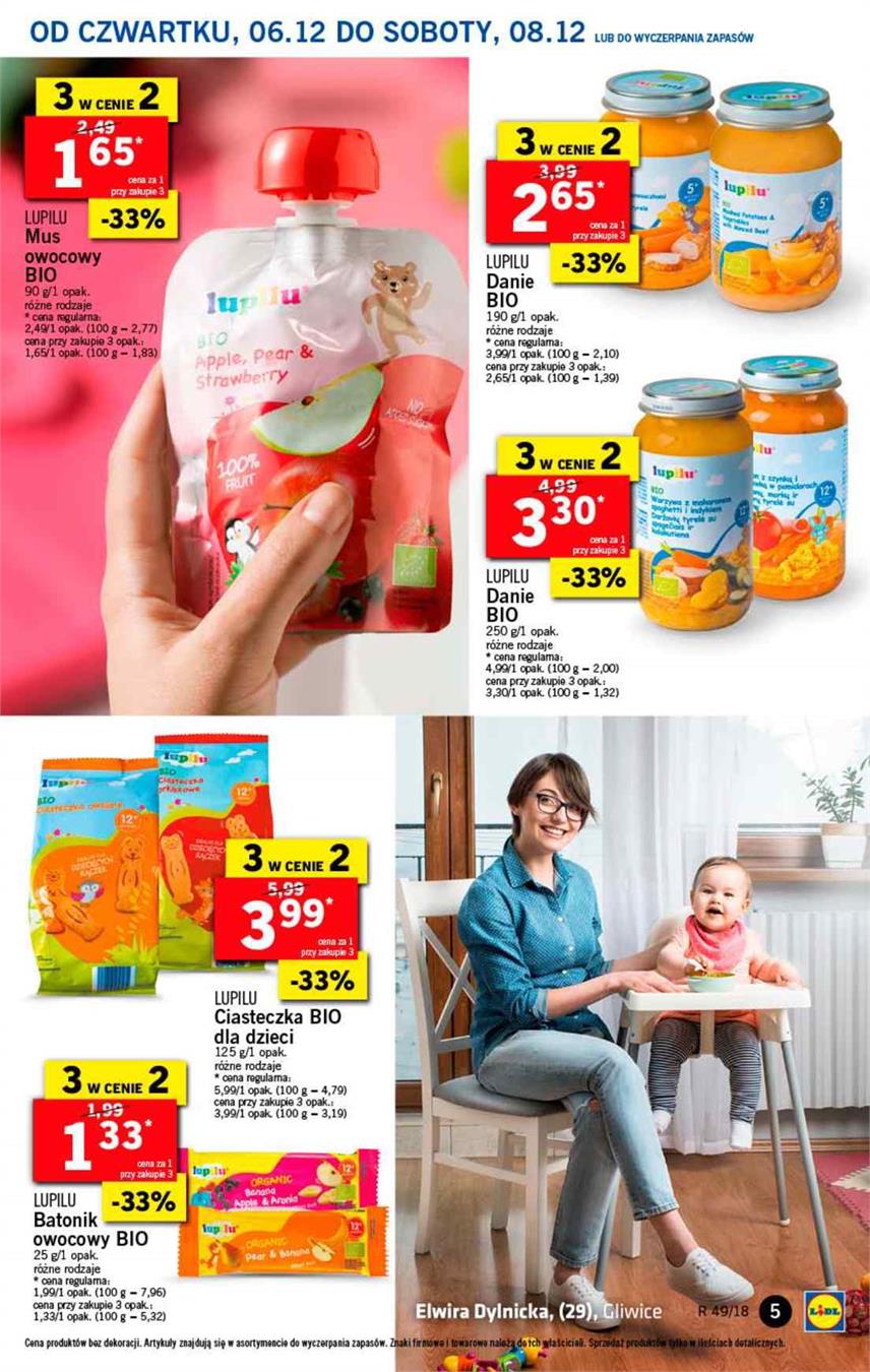 Gazetka Lidl Polska Sp. z o.o. nr 5 od 2018-12-06 do 2018-12-08
