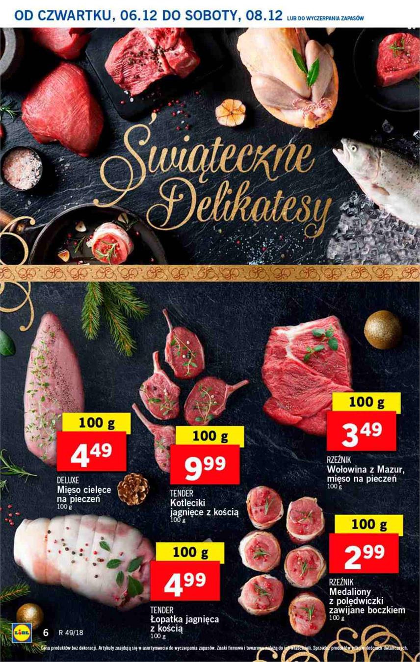 Gazetka Lidl Polska Sp. z o.o. nr 6 od 2018-12-06 do 2018-12-08