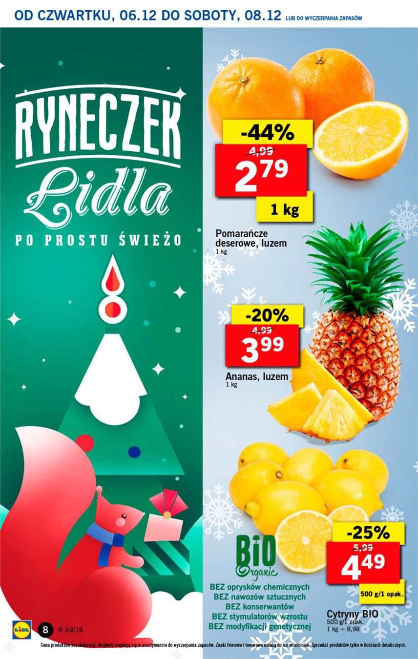 Gazetka Lidl Polska Sp. z o.o. nr 8 od 2018-12-06 do 2018-12-08