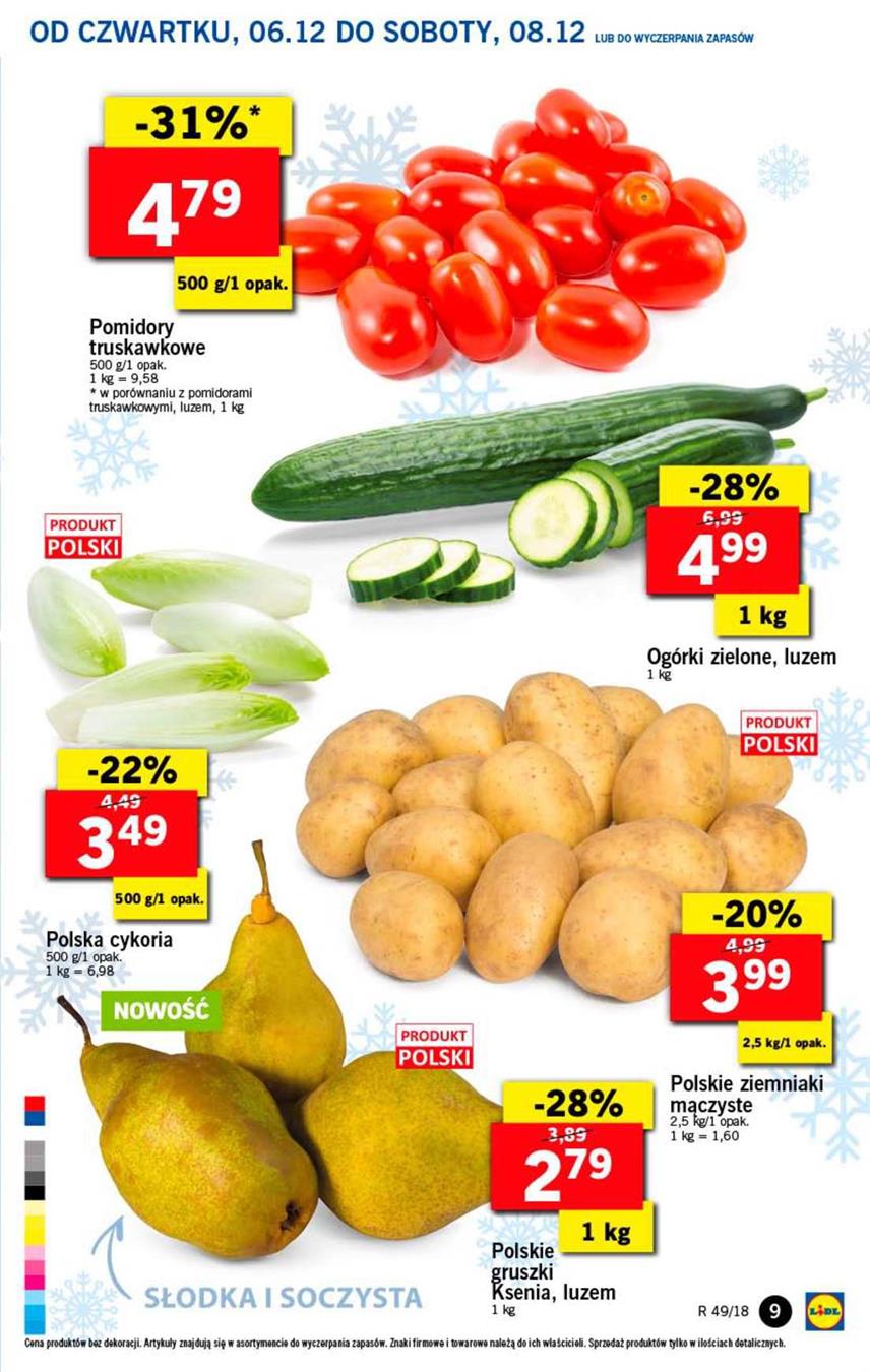 Gazetka Lidl Polska Sp. z o.o. nr 9 od 2018-12-06 do 2018-12-08