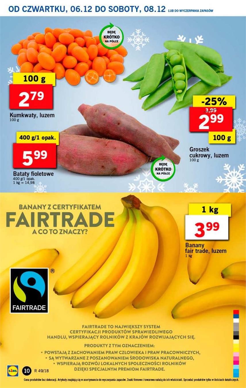 Gazetka Lidl Polska Sp. z o.o. nr 10 od 2018-12-06 do 2018-12-08