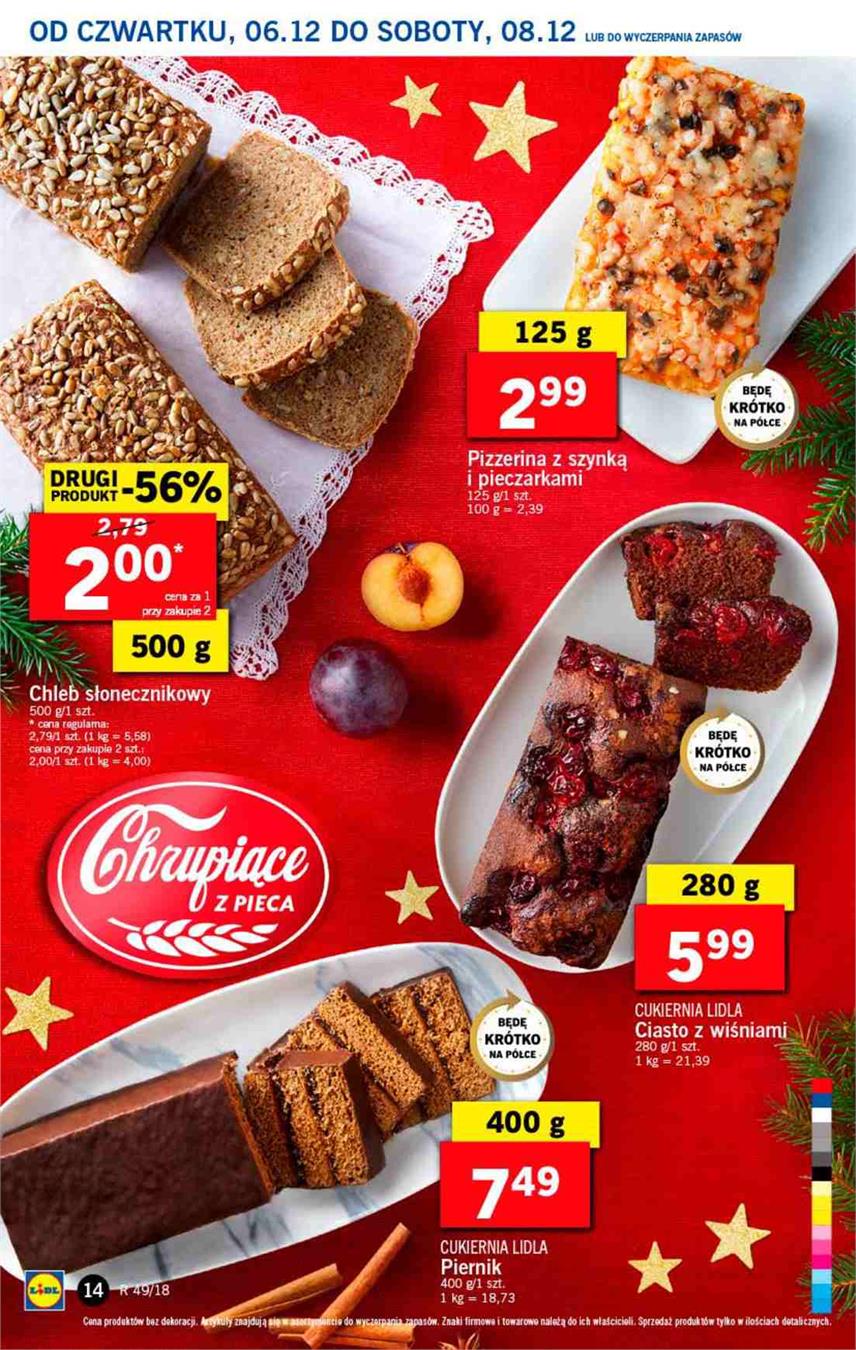 Gazetka Lidl Polska Sp. z o.o. nr 14 od 2018-12-06 do 2018-12-08
