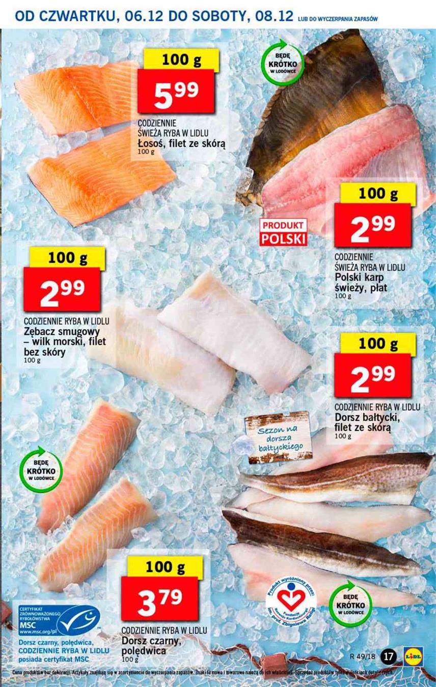 Gazetka Lidl Polska Sp. z o.o. nr 17 od 2018-12-06 do 2018-12-08