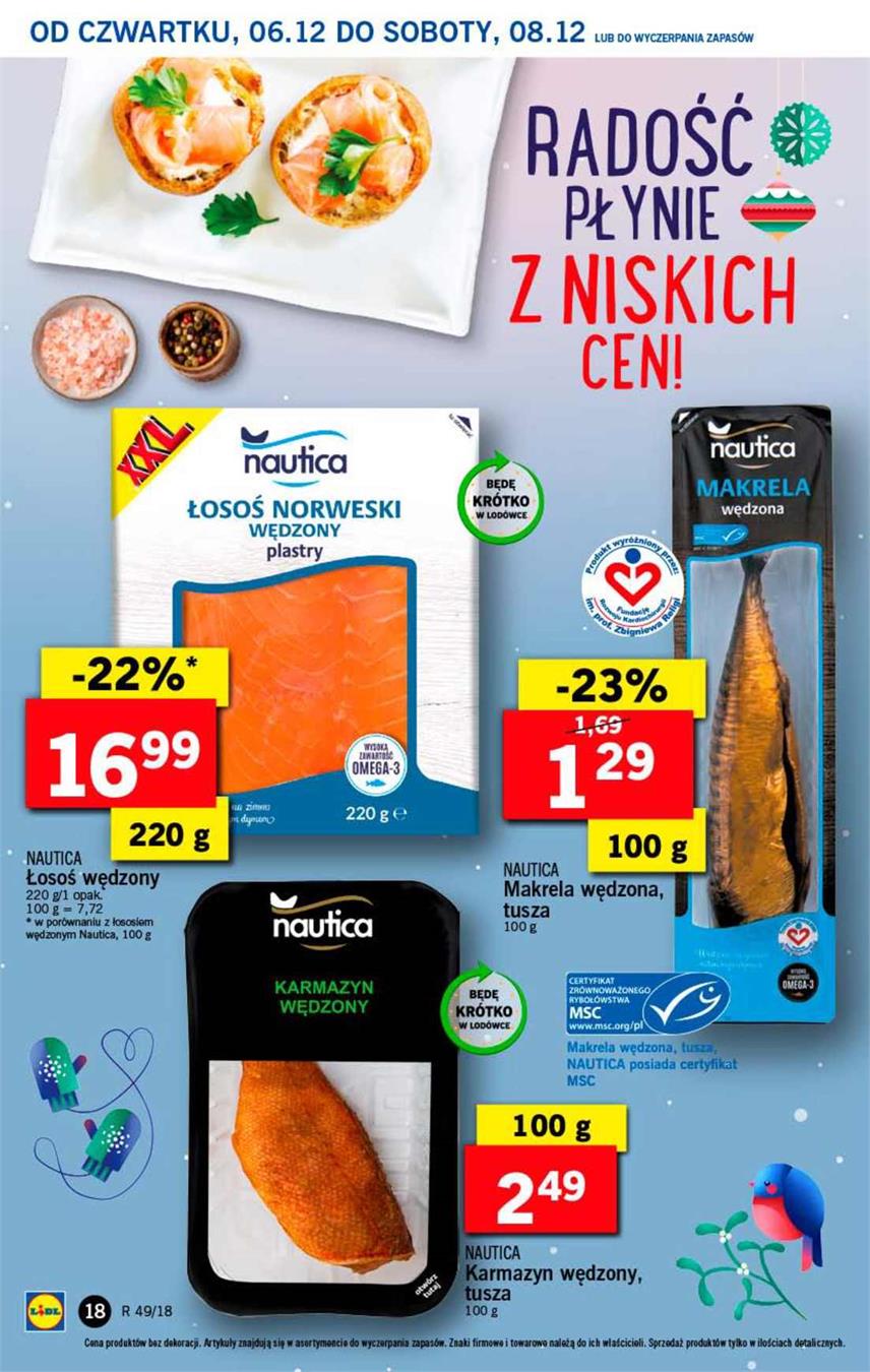 Gazetka Lidl Polska Sp. z o.o. nr 18 od 2018-12-06 do 2018-12-08