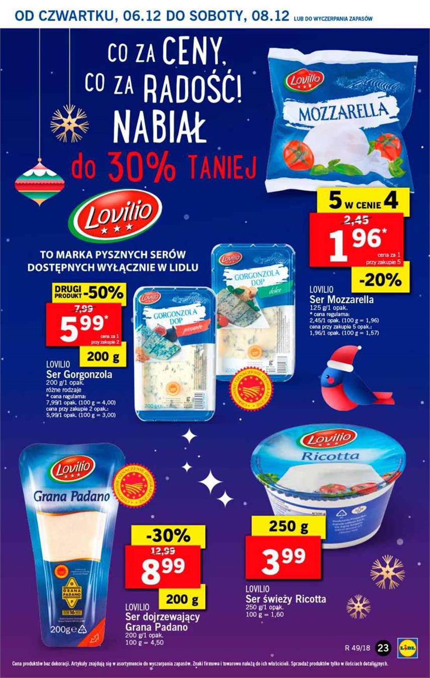 Gazetka Lidl Polska Sp. z o.o. nr 23 od 2018-12-06 do 2018-12-08