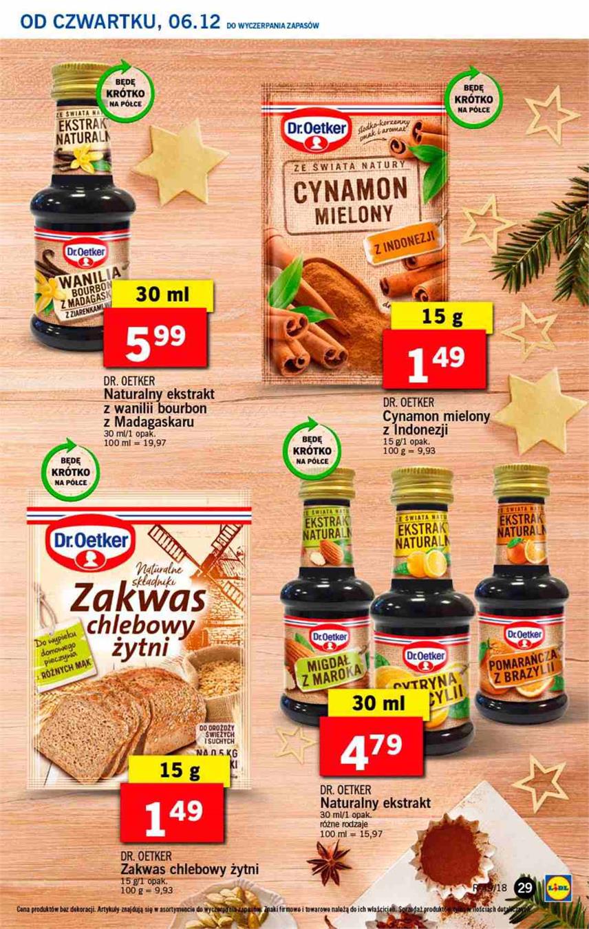 Gazetka Lidl Polska Sp. z o.o. nr 29 od 2018-12-06 do 2018-12-08