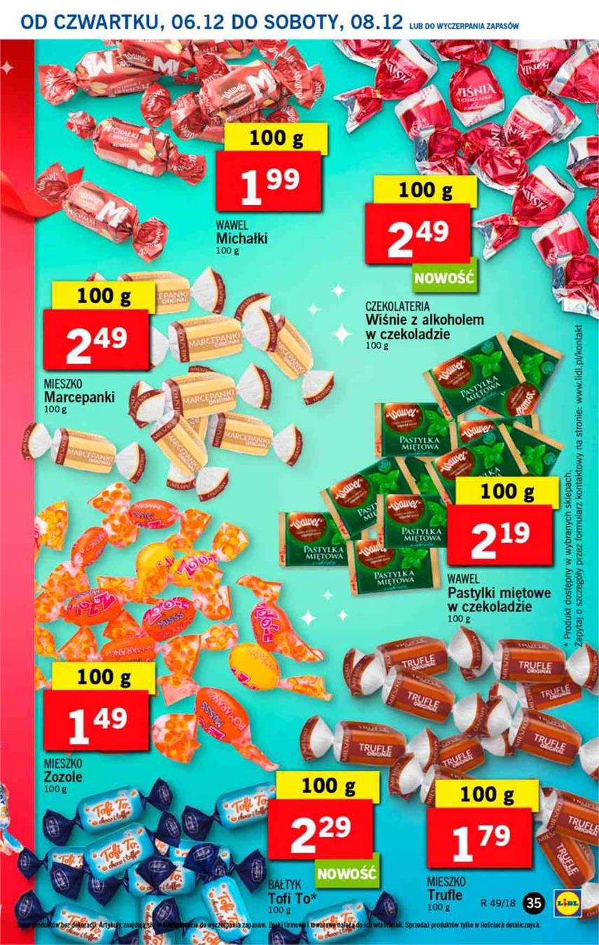 Gazetka Lidl Polska Sp. z o.o. nr 35 od 2018-12-06 do 2018-12-08