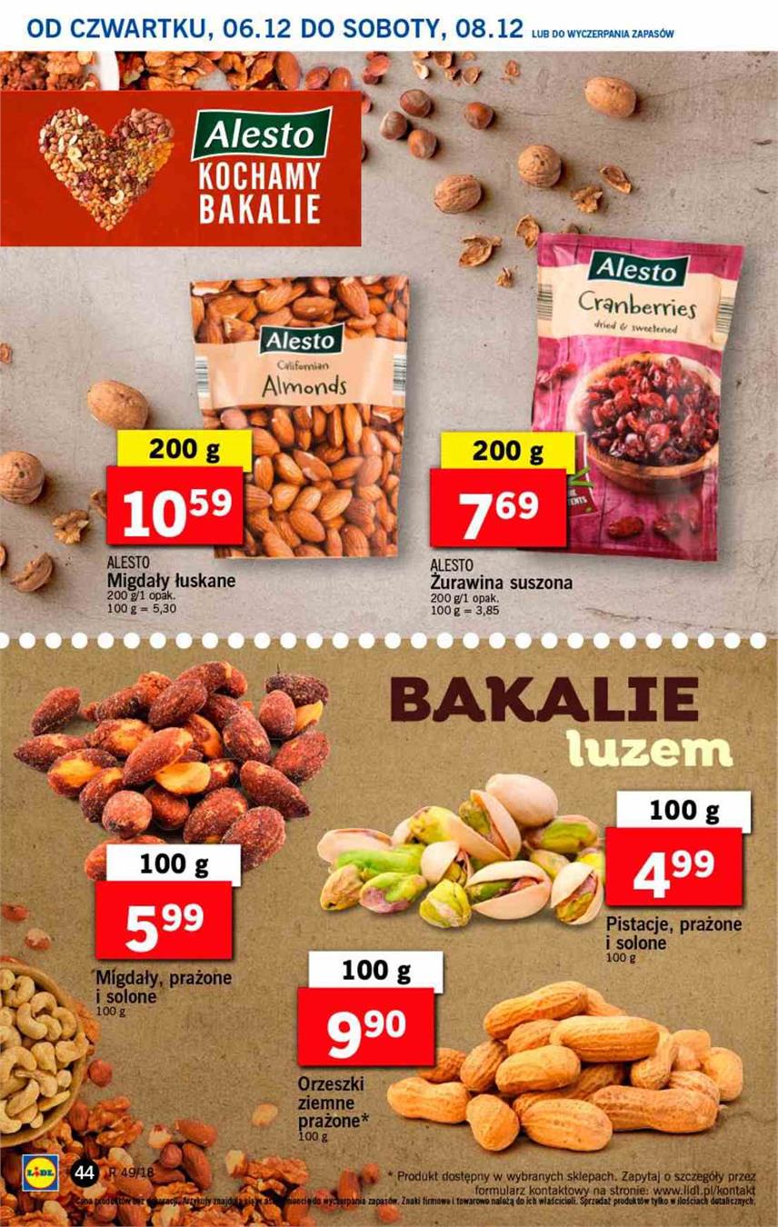 Gazetka Lidl Polska Sp. z o.o. nr 44 od 2018-12-06 do 2018-12-08