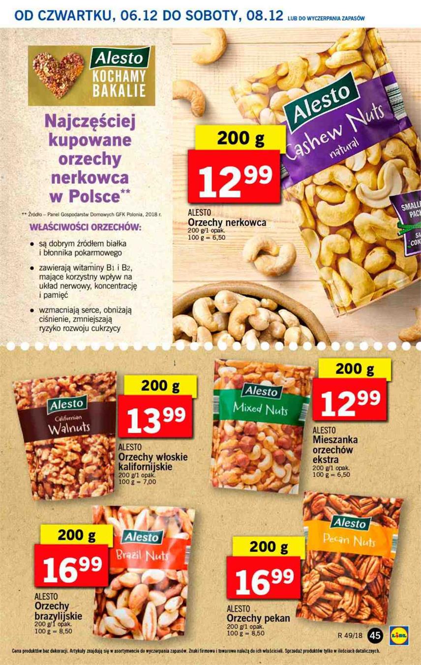Gazetka Lidl Polska Sp. z o.o. nr 45 od 2018-12-06 do 2018-12-08