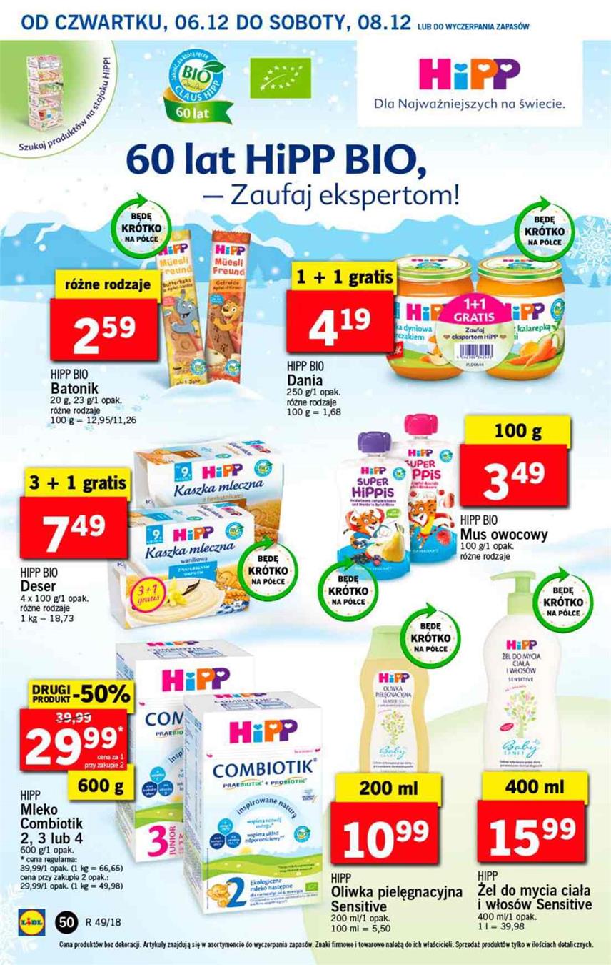 Gazetka Lidl Polska Sp. z o.o. nr 50 od 2018-12-06 do 2018-12-08
