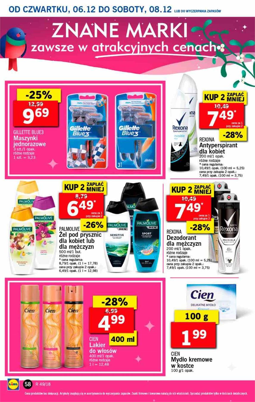 Gazetka Lidl Polska Sp. z o.o. nr 58 od 2018-12-06 do 2018-12-08