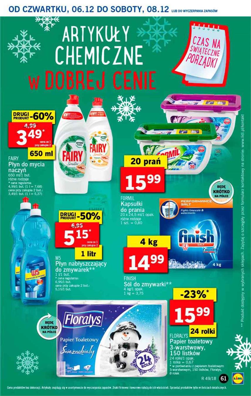 Gazetka Lidl Polska Sp. z o.o. nr 61 od 2018-12-06 do 2018-12-08