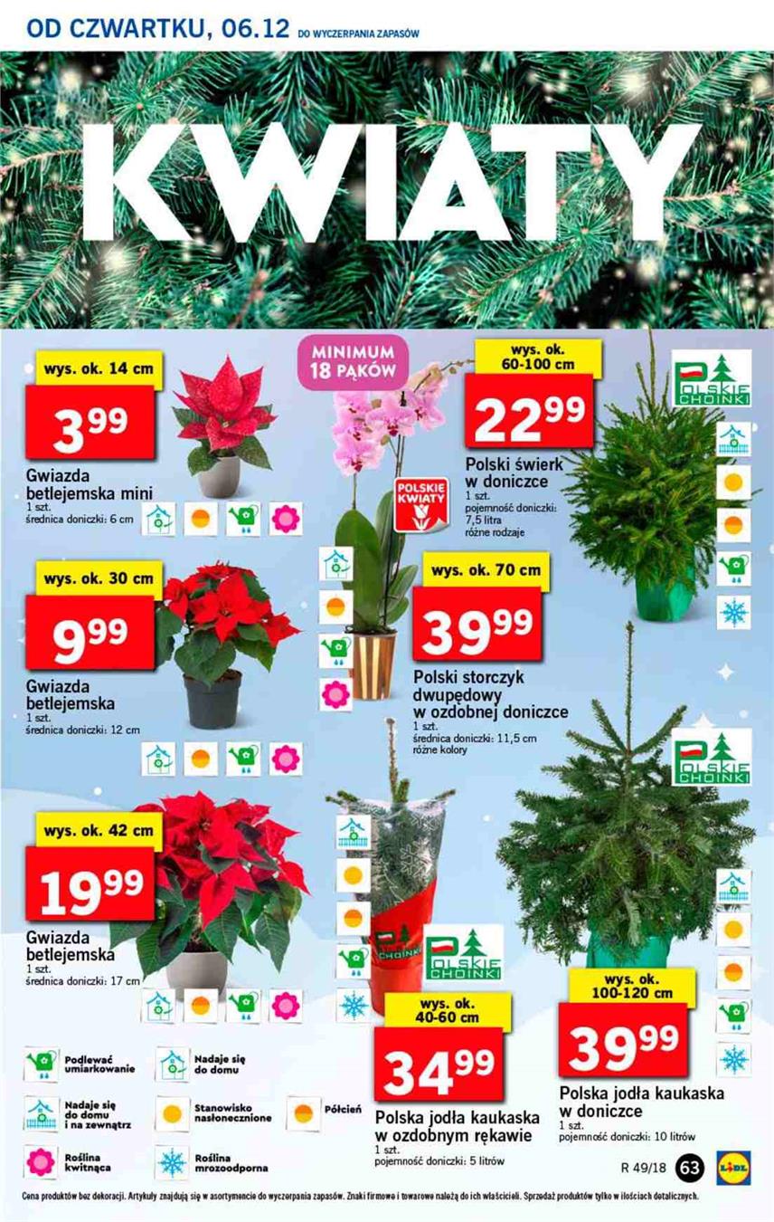 Gazetka Lidl Polska Sp. z o.o. nr 63 od 2018-12-06 do 2018-12-08