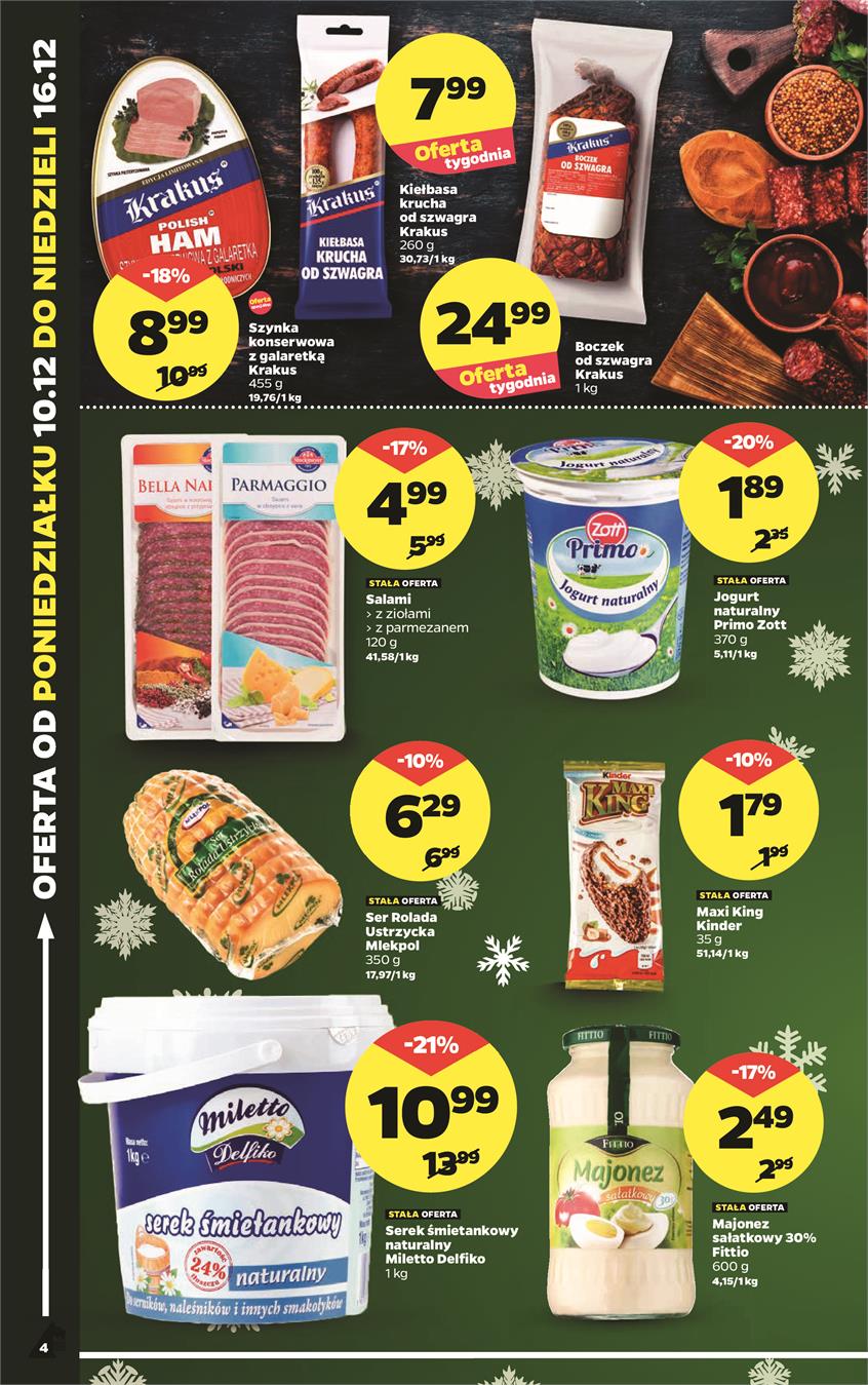 Gazetka Netto Sp. z o.o. nr 4 od 2018-12-10 do 2018-12-15