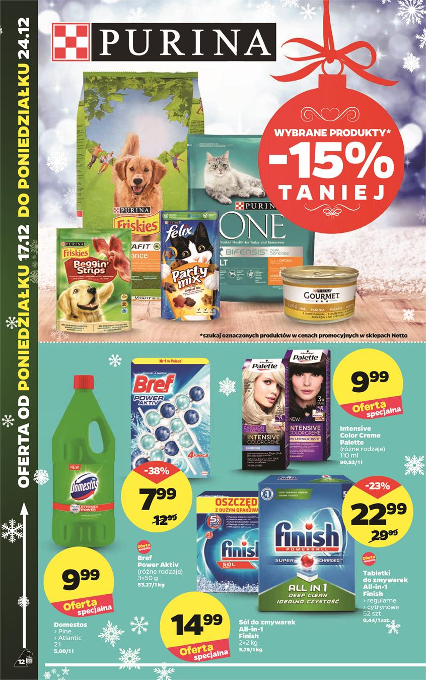 Gazetka Netto Sp. z o.o. nr 12 od 2018-12-17 do 2018-12-24