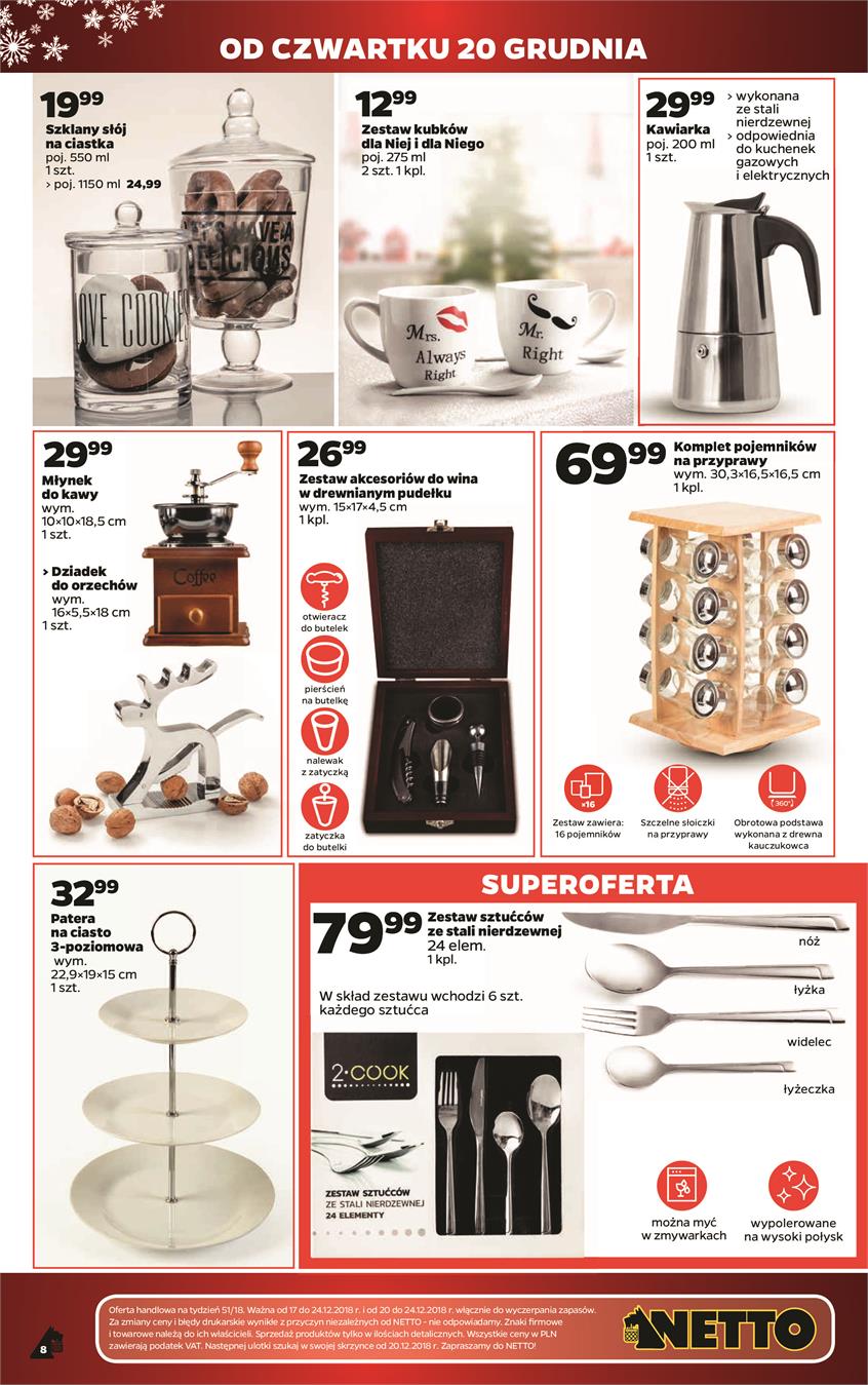 Gazetka Netto Sp. z o.o. nr 8 od 2018-12-17 do 2018-12-24