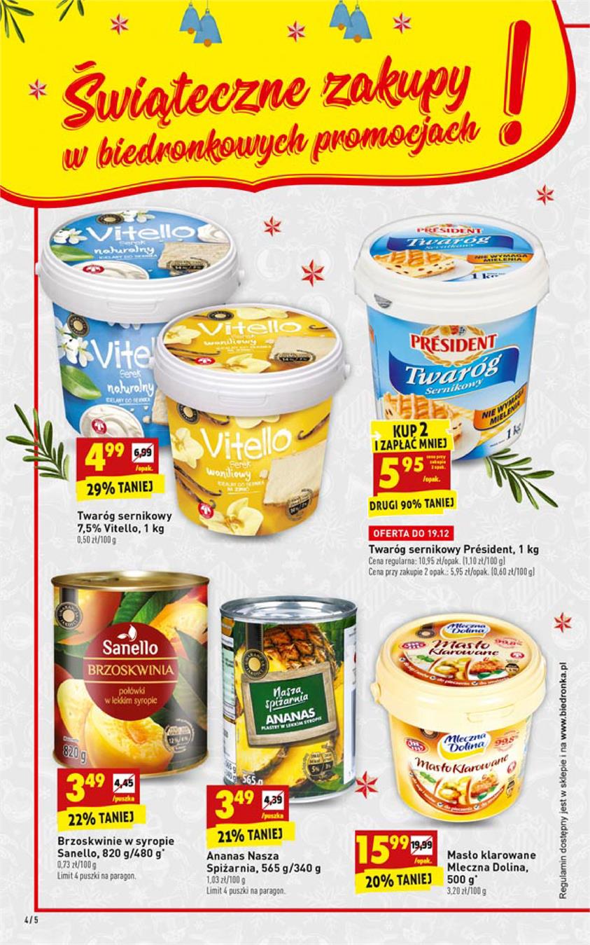 Gazetka Jeronimo Martins Polska SA nr 4 od 2018-12-17 do 2018-12-23
