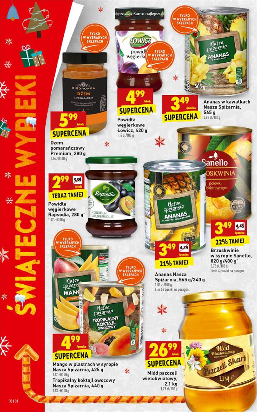 Gazetka Jeronimo Martins Polska SA nr 30 od 2018-12-17 do 2018-12-23