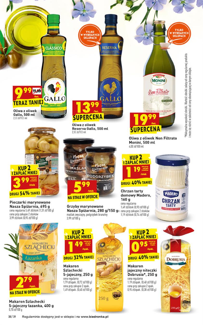 Gazetka Jeronimo Martins Polska SA nr 38 od 2018-12-20 do 2018-12-24