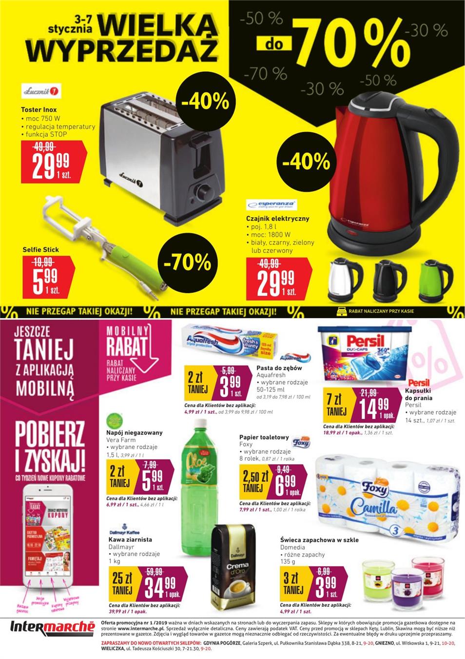Gazetka SCA PR Polska Sp. z o.o. nr 4 od 2019-01-03 do 2019-01-07