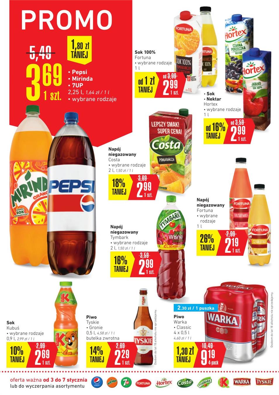 Gazetka SCA PR Polska Sp. z o.o. nr 11 od 2019-01-03 do 2019-01-07