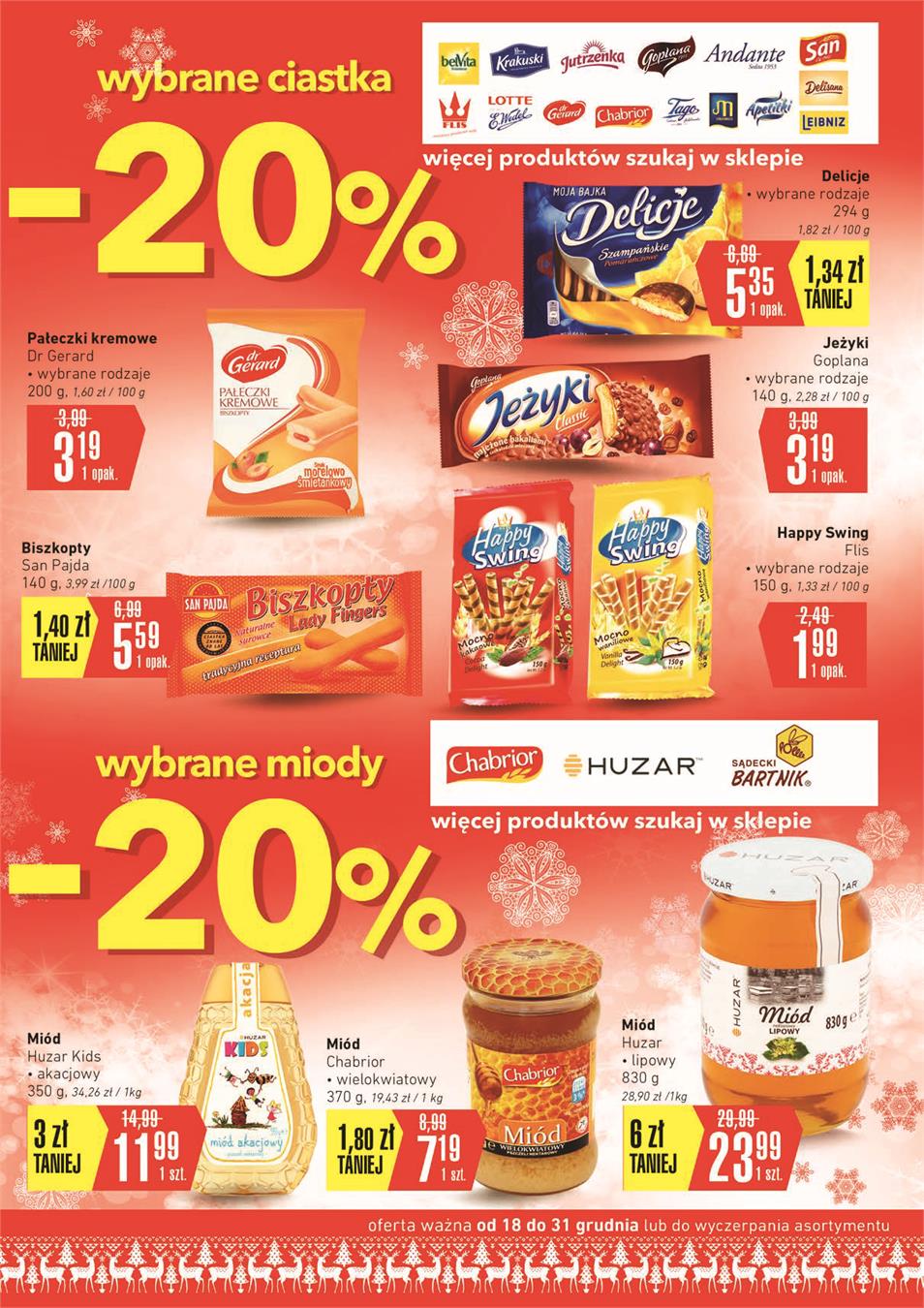 Gazetka SCA PR Polska Sp. z o.o. nr 19 od 2018-12-20 do 2018-12-24