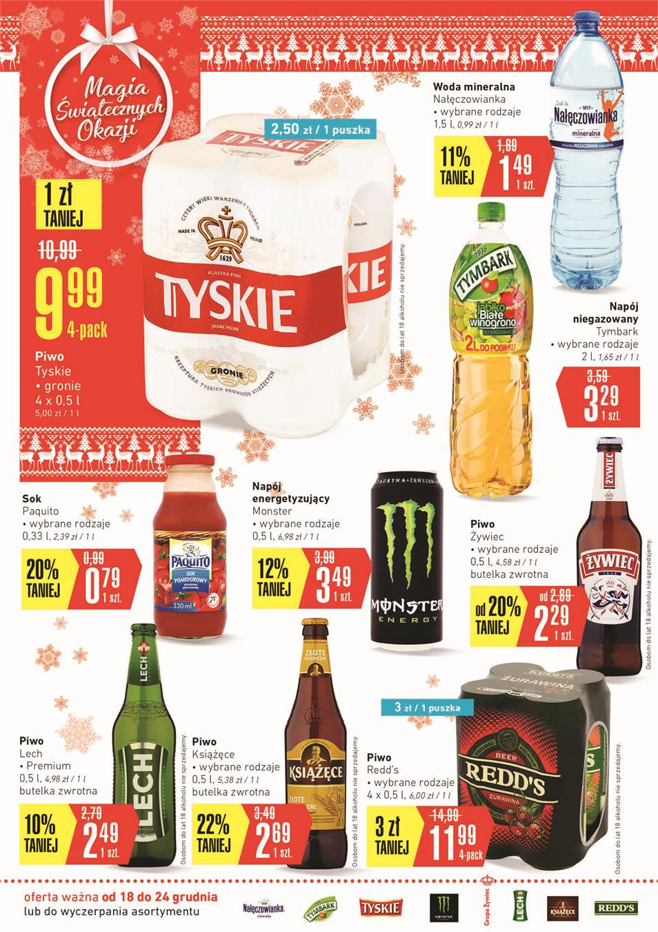 Gazetka SCA PR Polska Sp. z o.o. nr 22 od 2018-12-20 do 2018-12-24