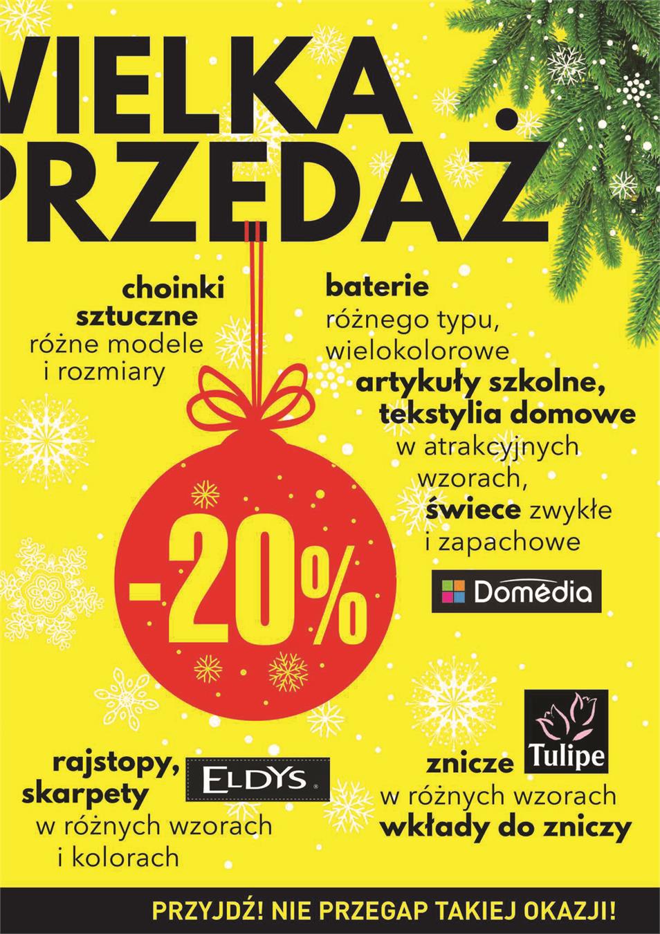 Gazetka SCA PR Polska Sp. z o.o. nr 27 od 2018-12-20 do 2018-12-24