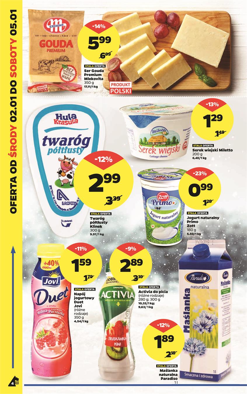 Gazetka Netto Sp. z o.o. nr 4 od 2019-01-02 do 2019-01-05
