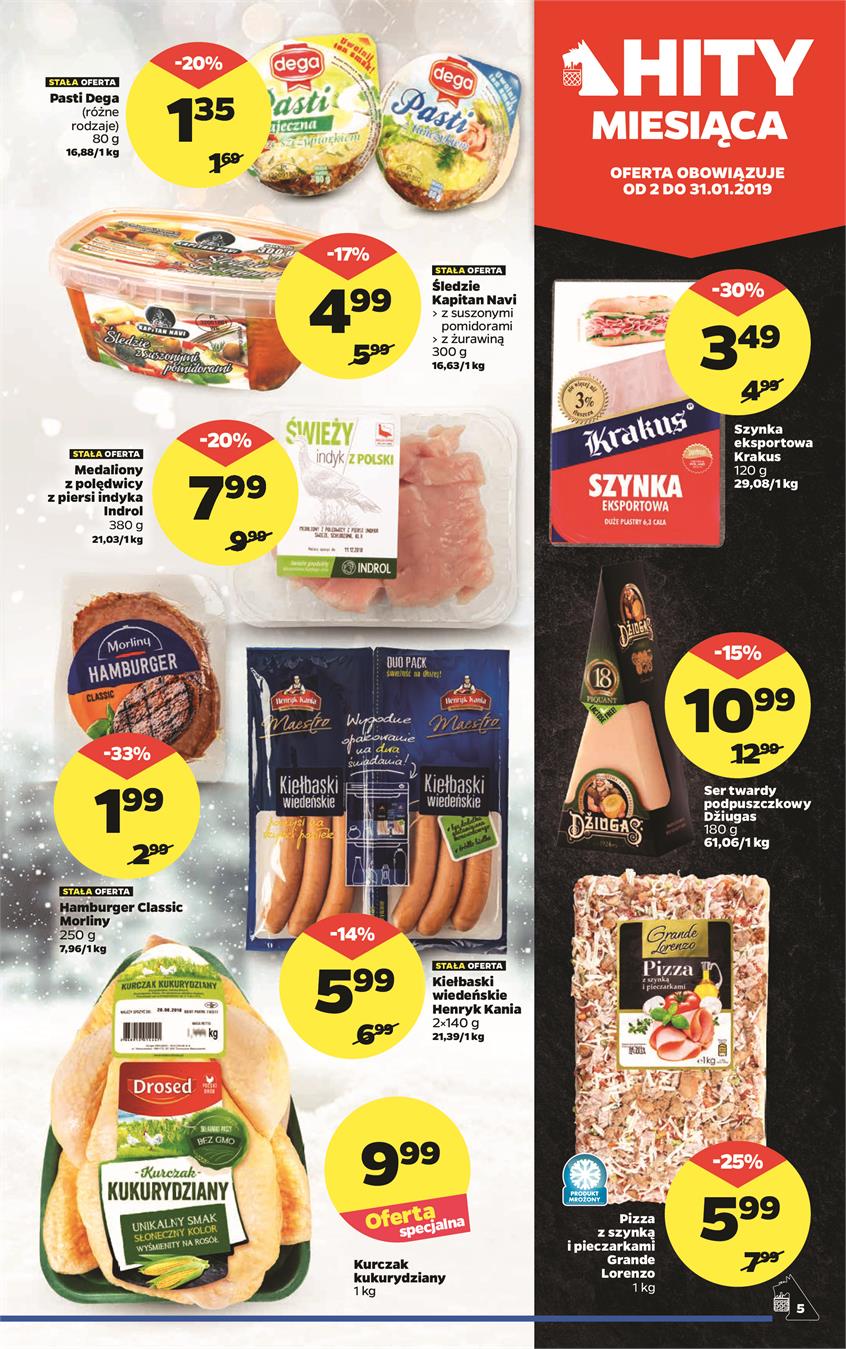 Gazetka Netto Sp. z o.o. nr 5 od 2019-01-02 do 2019-01-05