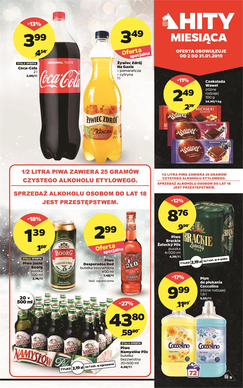 Gazetka Netto Sp. z o.o. nr 9 od 2019-01-02 do 2019-01-05