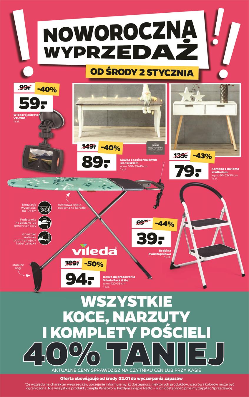 Gazetka Netto Sp. z o.o. nr 1 od 2019-01-02 do 2019-01-05