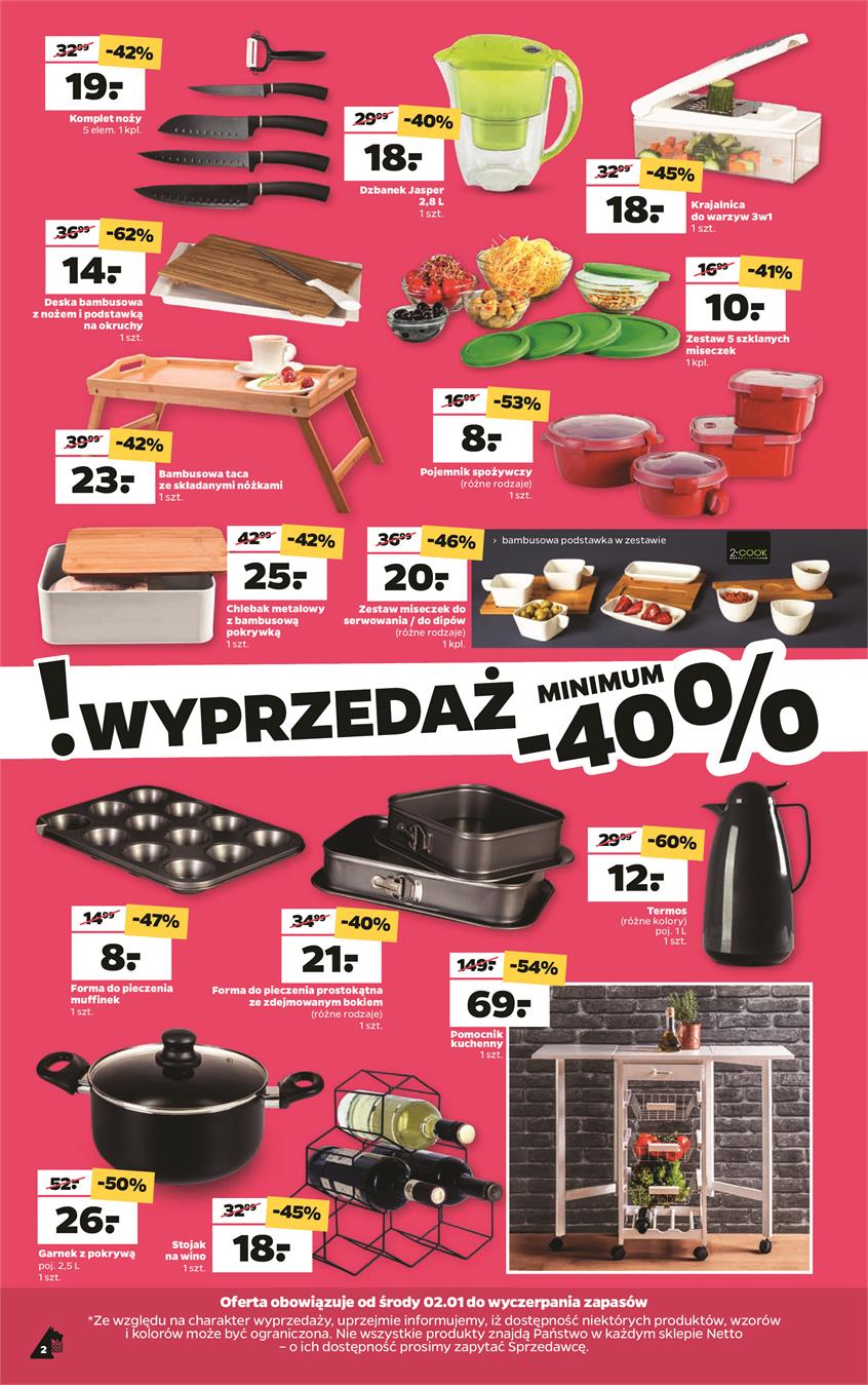 Gazetka Netto Sp. z o.o. nr 2 od 2019-01-02 do 2019-01-05