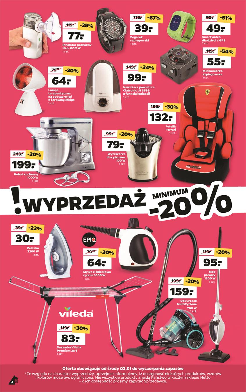 Gazetka Netto Sp. z o.o. nr 4 od 2019-01-02 do 2019-01-05