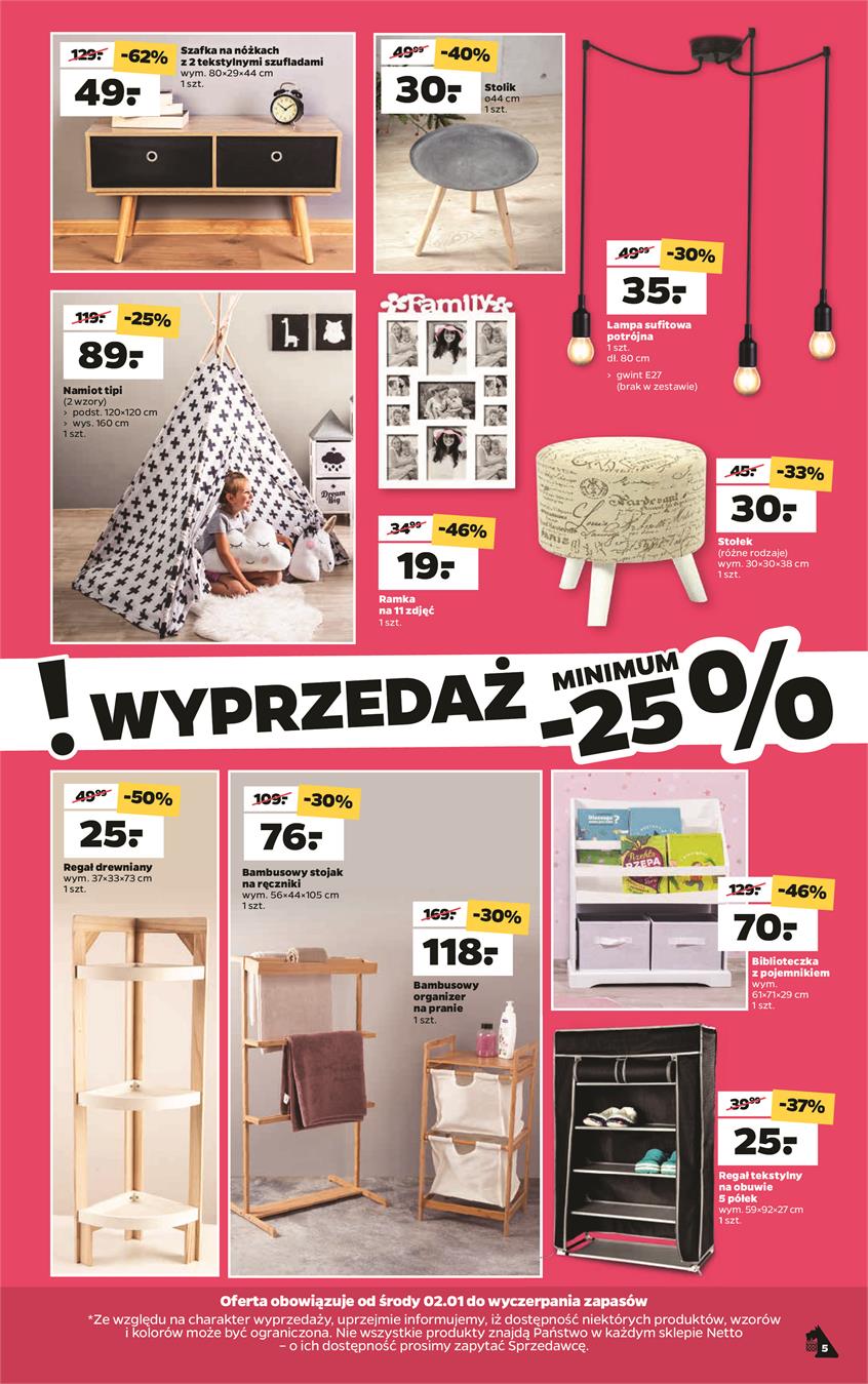 Gazetka Netto Sp. z o.o. nr 5 od 2019-01-02 do 2019-01-05