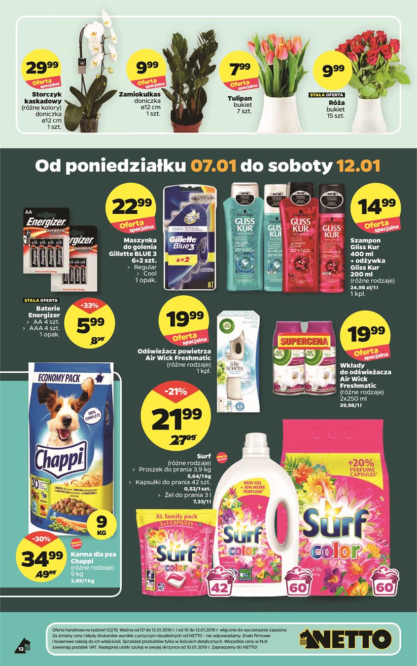 Gazetka Netto Sp. z o.o. nr 7 od 2019-01-07 do 2019-01-12