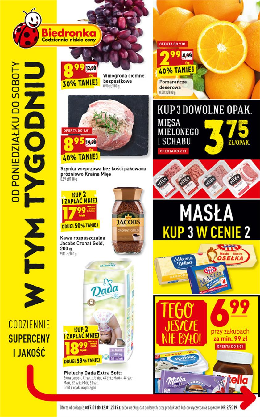 Gazetka Jeronimo Martins Polska SA nr 1 od 2019-01-07 do 2019-01-12