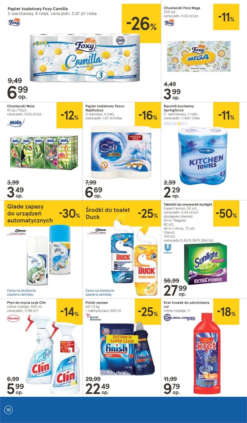 Gazetka Tesco Polska Sp. z o.o. nr 16 od 2019-01-10 do 2019-01-16