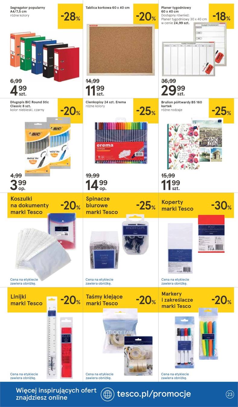 Gazetka Tesco Polska Sp. z o.o. nr 23 od 2019-01-10 do 2019-01-16