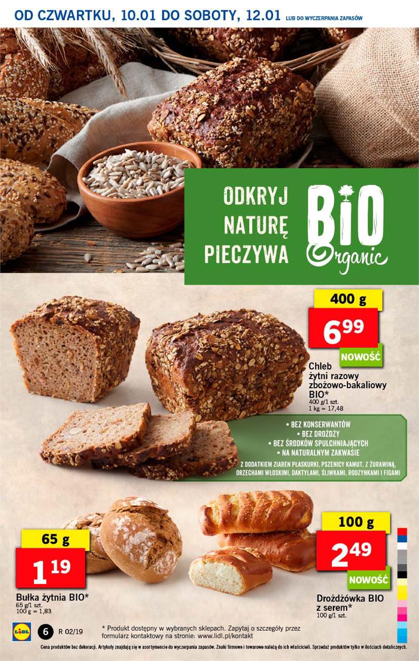Gazetka Lidl Polska Sp. z o.o. nr 6 od 2019-01-10 do 2019-01-12