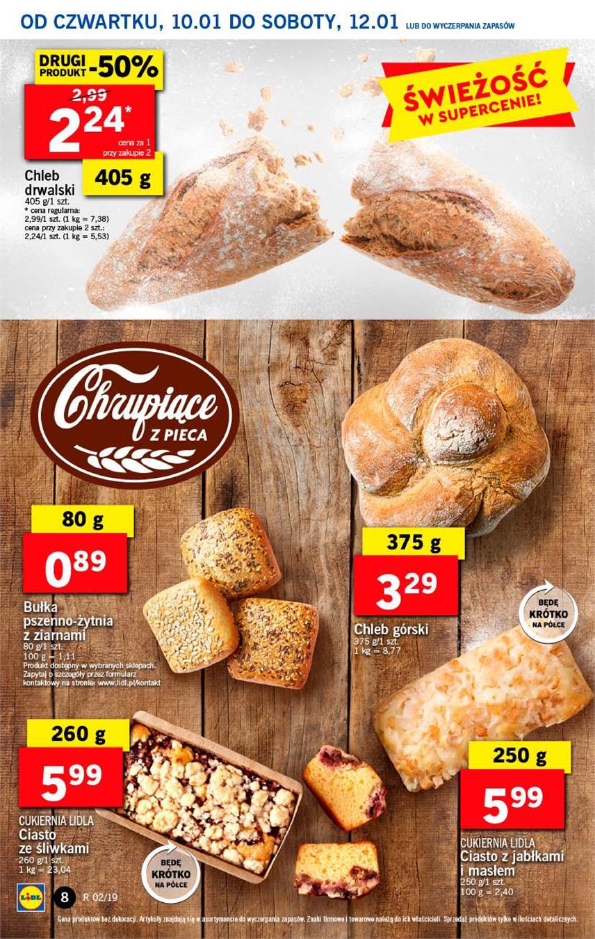 Gazetka Lidl Polska Sp. z o.o. nr 8 od 2019-01-10 do 2019-01-12