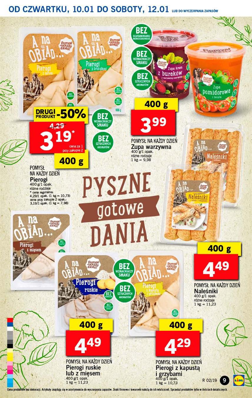 Gazetka Lidl Polska Sp. z o.o. nr 9 od 2019-01-10 do 2019-01-12