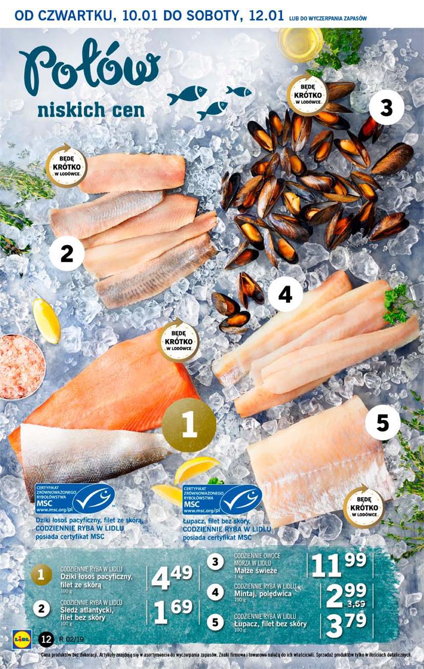 Gazetka Lidl Polska Sp. z o.o. nr 12 od 2019-01-10 do 2019-01-12