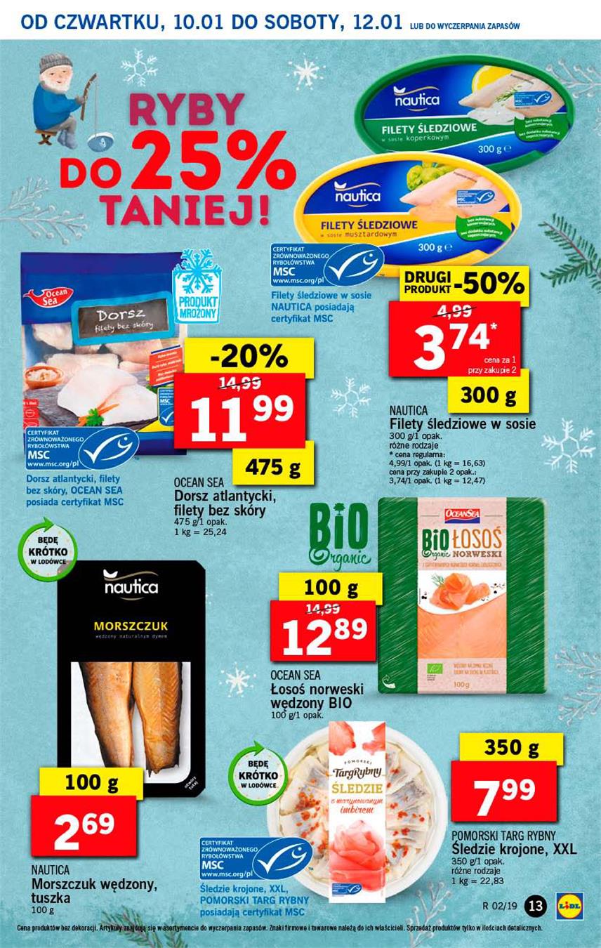 Gazetka Lidl Polska Sp. z o.o. nr 13 od 2019-01-10 do 2019-01-12